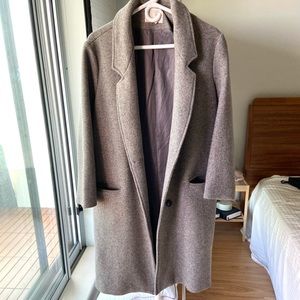 Oak+fort wool blend coat